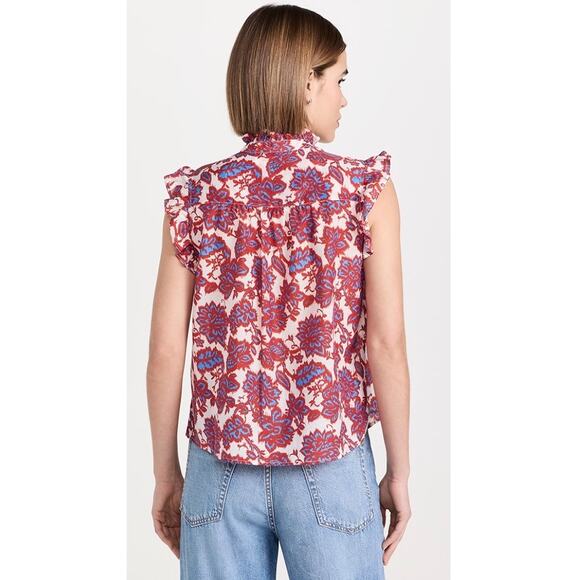 XIRENA Brenna Top in Electric Red - Picture 10 of 12